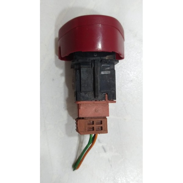 Botão Pisca Alerta Citroën C3 964057776 Vermelho