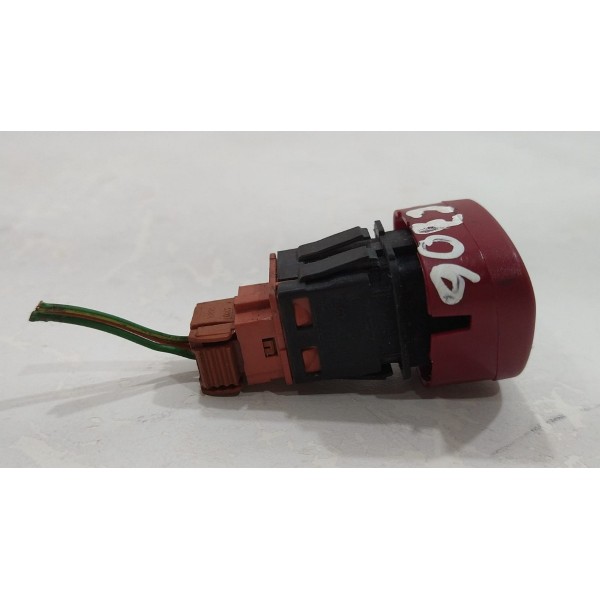 Botão Pisca Alerta Citroën C3 964057776 Vermelho