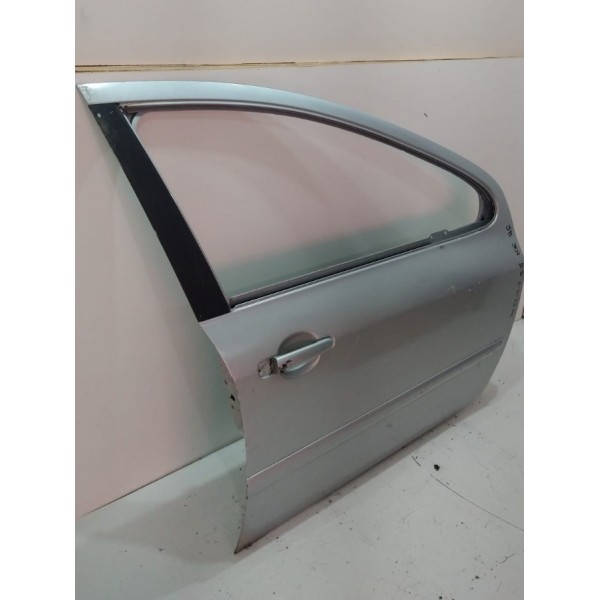 Porta Dianteira Direita Peugeot 307 Apenas Lata Dianteira Direito Prateado