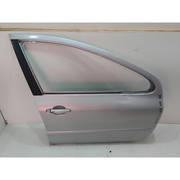 Porta Dianteira Direita Peugeot 307 Apenas Lata Dianteira Direito Prateado