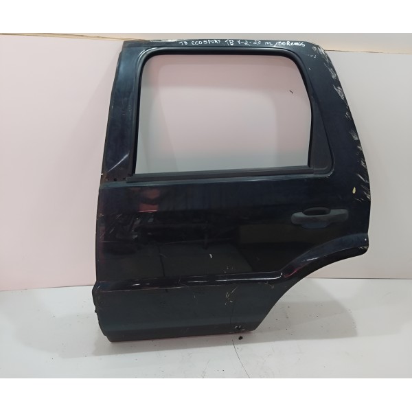 Porta Traseira Esquerda Ford Ecosport Apenas Lata Traseira Esquerdo Preto