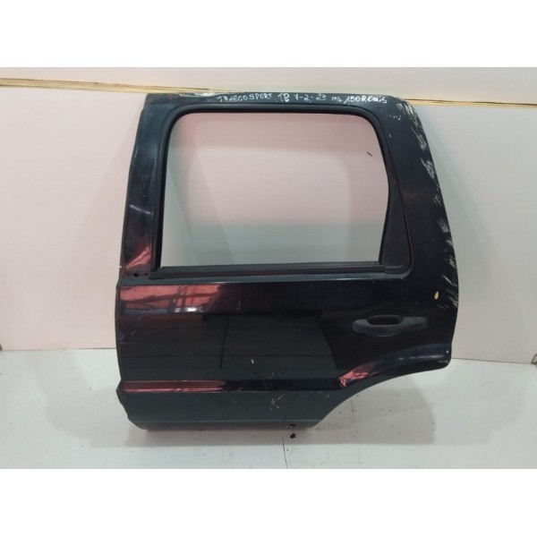 Porta Traseira Esquerda Ford Ecosport Apenas Lata Traseira Esquerdo Preto