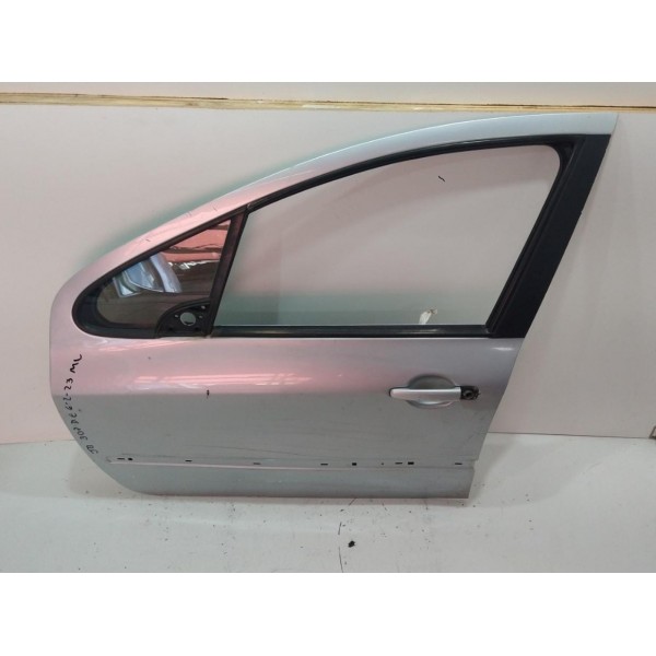 Porta Dianteira Esquerda Peugeot 307 Apenas Lata Dianteira Esquerdo Prateado