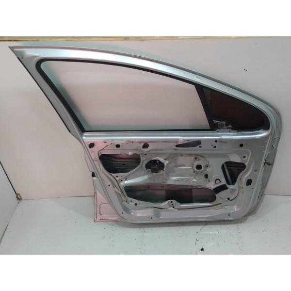 Porta Dianteira Esquerda Peugeot 307 Apenas Lata Dianteira Esquerdo Prateado