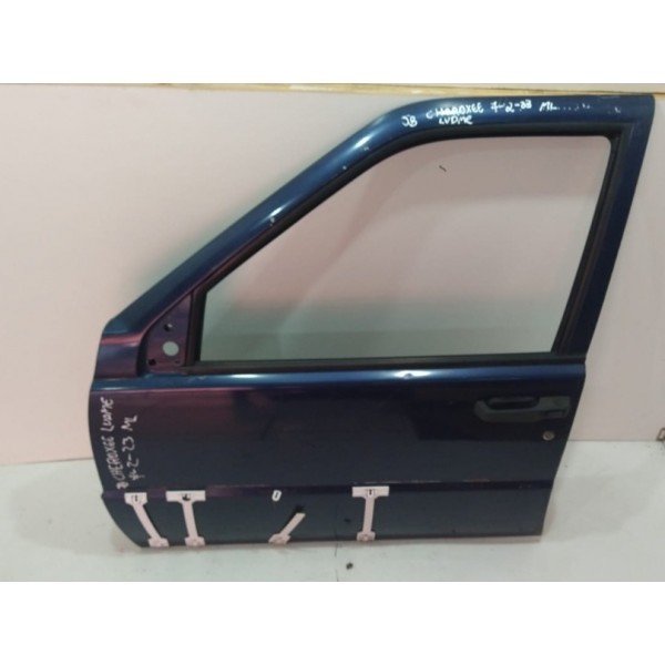 Porta Dianteira Esquerda Jeep Cherokee Limited Apenas Lata Azul