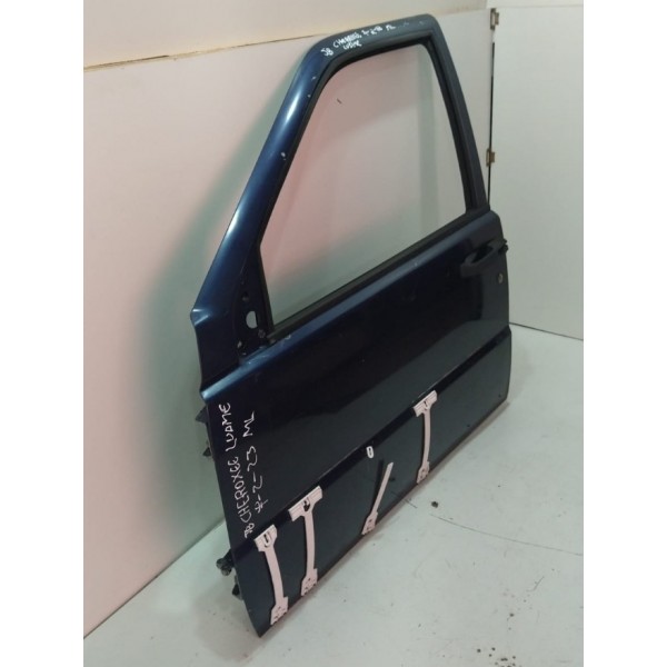 Porta Dianteira Esquerda Jeep Cherokee Limited Apenas Lata Azul