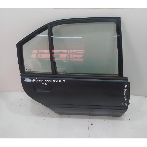 Porta Traseira Direita Ômega  1994/97 Apenas Lata Traseira Direito Preto