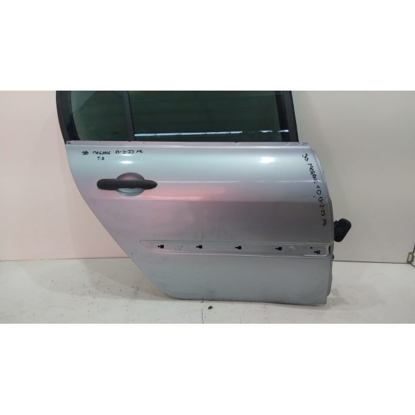 Porta Traseira Direita Renault Megane Apenas Lata Traseira Direito Prateado