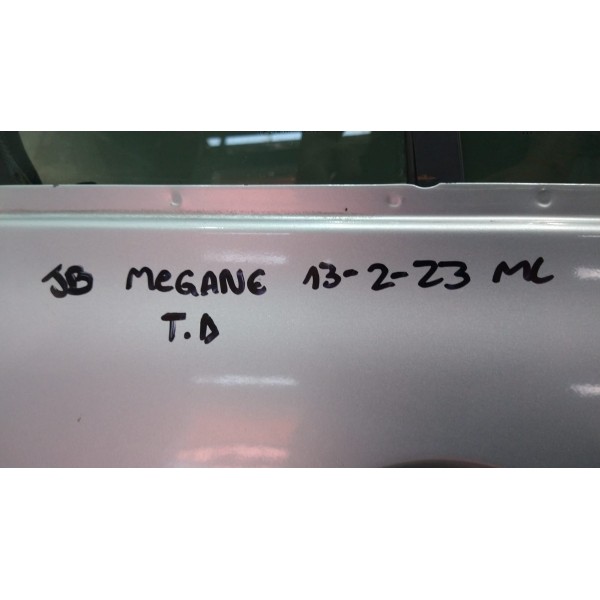 Porta Traseira Direita Renault Megane Apenas Lata Traseira Direito Prateado
