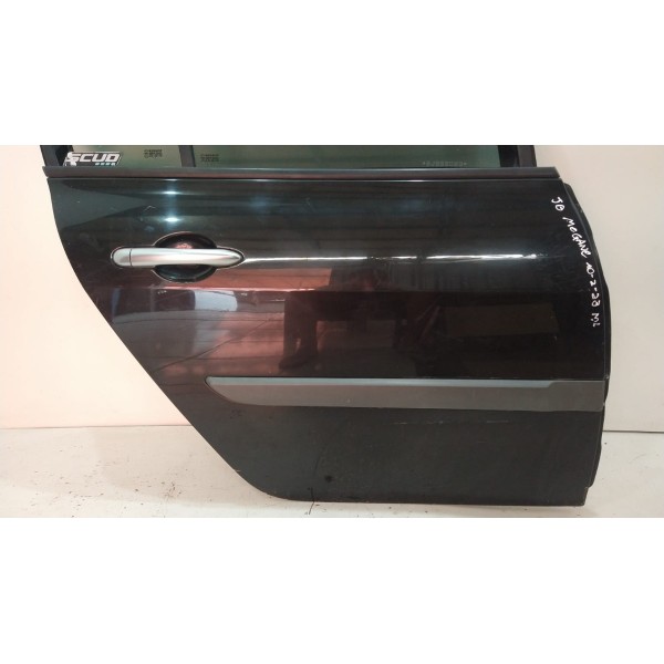 Porta Traseira Direita Megane Apenas Lata Traseira Direita Preto