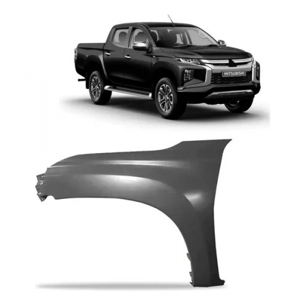 Paralama Esquerdo S/ Furo L200 Triton 2021 2022