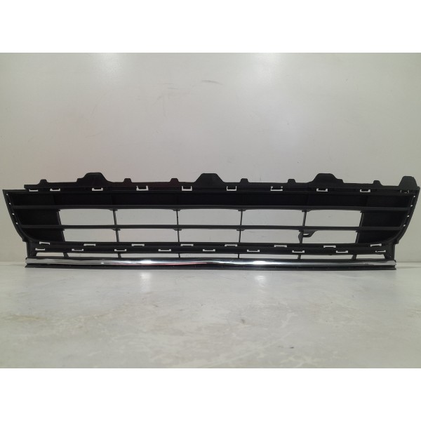 Grade Parachoque Vw Fox 15/18 Central C/ Friso Cromado Novo Fosco