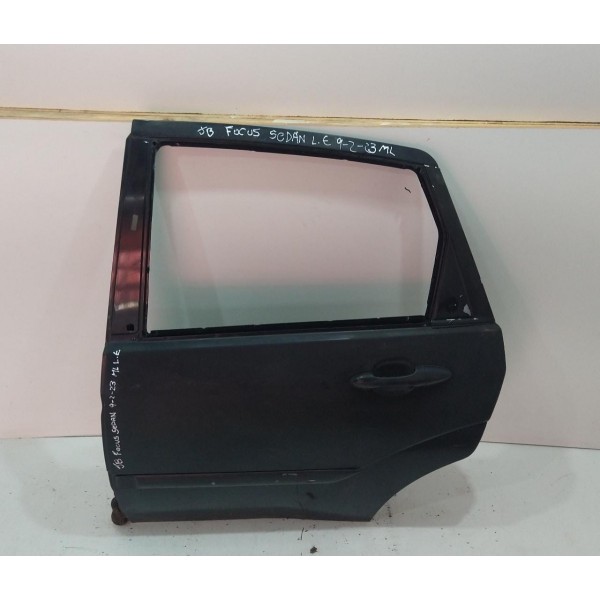 Porta Traseira Esquerda Focus Sedan Apenas Lata Traseira Esquerdo Preto