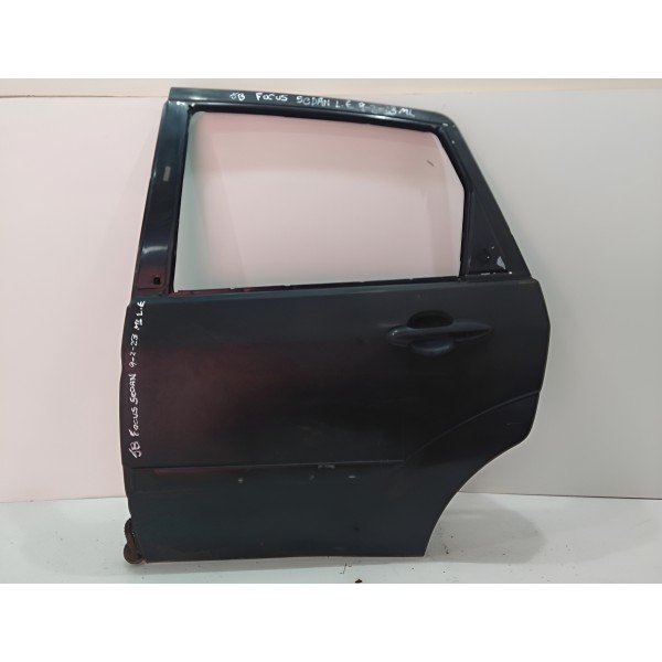 Porta Traseira Esquerda Focus Sedan Apenas Lata Traseira Esquerdo Preto