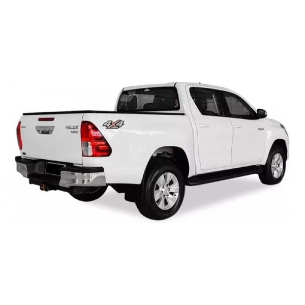 Tampa Traseira Da Caçamba Hilux 16 17 18 19 20 Preto