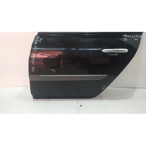Porta Traseira Esquerda Renault Megane Apenas Lata Esquerdo Preto