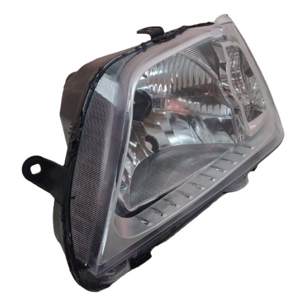 Farol Logan Lado Esquerdo 07/10 Cromado Esquerdo