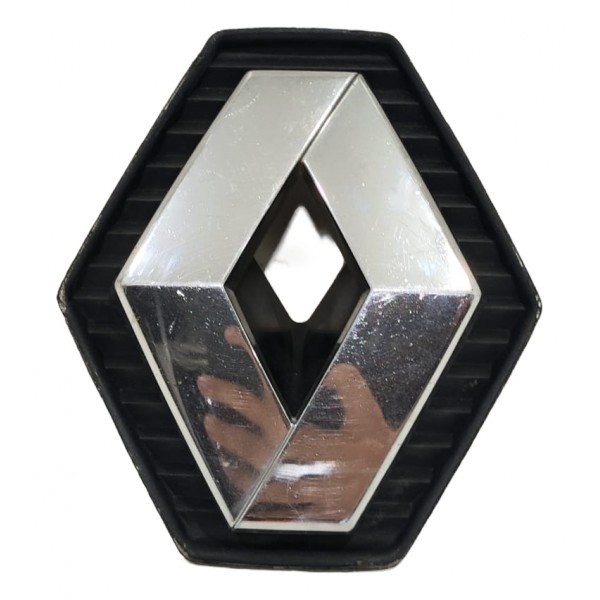 Emblema Grade Logo Renault Clio 2003 A 2014 8200070031 - Cromado