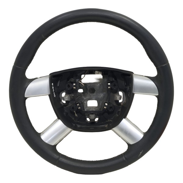 Volante Direção Focus 2009 A 2013 C/ Cromado Original Preto