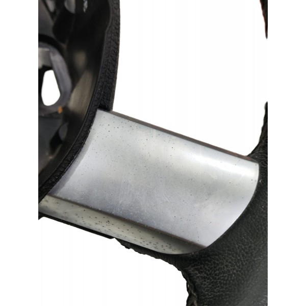 Volante Direção Focus 2009 A 2013 C/ Cromado Original Preto