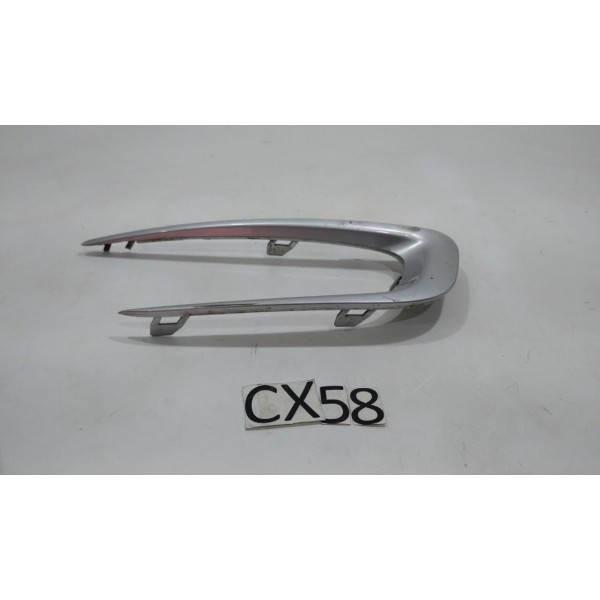 Moldura Farol Milha Esquerdo Peugeot 2008 2015/17 Original Prateado