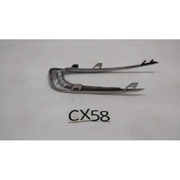 Moldura Farol Milha Esquerdo Peugeot 2008 2015/17 Original Prateado