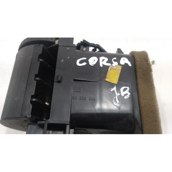 Difusor Saída Ar Painel Central Meio Gm Astra 99 A 05 Preto