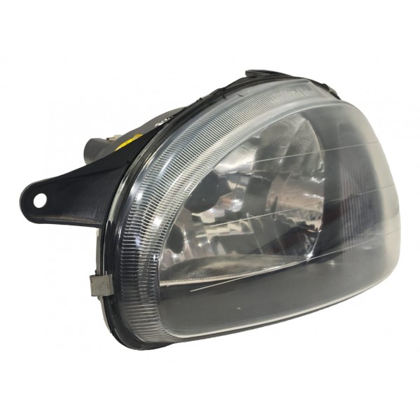 Farol Lado Esquerdo Corsa 2000 A 2009 Mascara Negra Esquerdo/motorista
