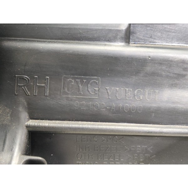 Farol Elétrico Santa Fe 2014 2015 2016 C/ Projetor S/ Led Direito/passageiro