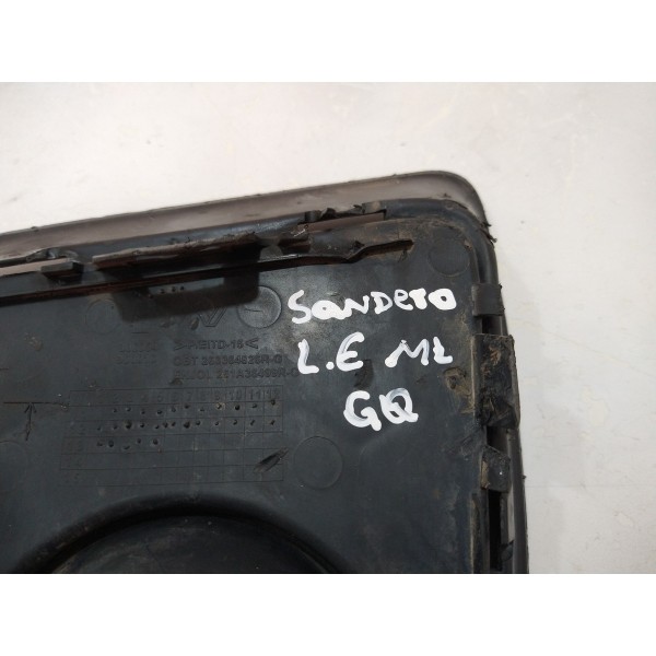 Moldura Milha Sandero Lado Esquerdo Preto Esquerdo