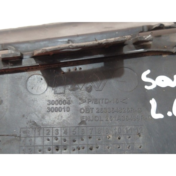 Moldura Milha Sandero Lado Esquerdo Preto Esquerdo