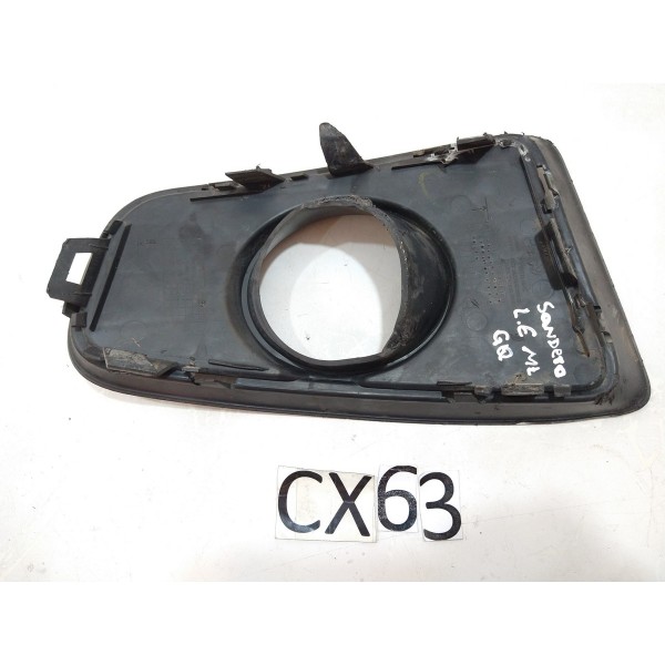 Moldura Milha Sandero Lado Esquerdo Preto Esquerdo