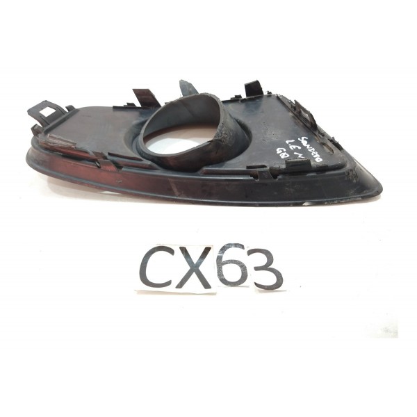 Moldura Milha Sandero Lado Esquerdo Preto Esquerdo