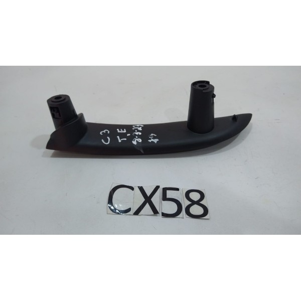 Moldura Puxador Porta Interno Citroen C3 2013 9675788177 Preto