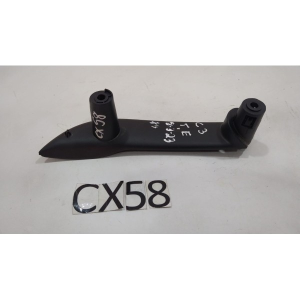 Moldura Puxador Porta Interno Citroen C3 2013 9675788177 Preto