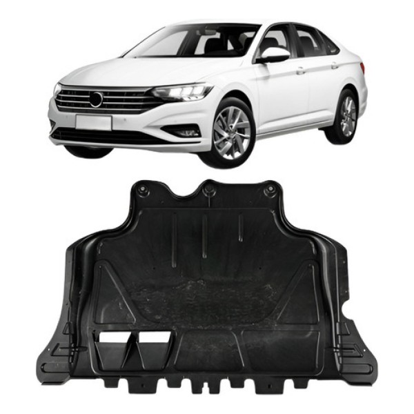 Protetor Parachoque Jetta 2019 2020 21 2022 Inferior Central