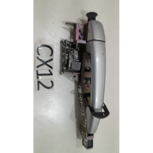 Maçaneta Externa Dianteira Lado Esquerda C3 Novo 2014 Diante Prateado