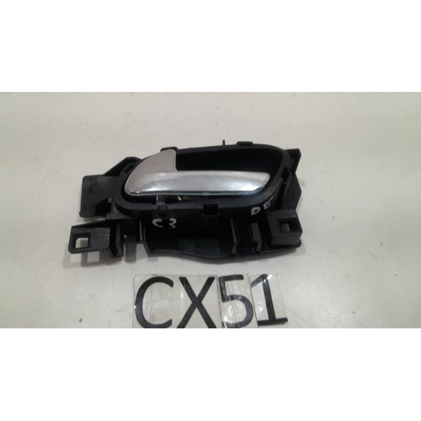 Maçaneta Interna Citroen C3 2013 Traseira Esquerda