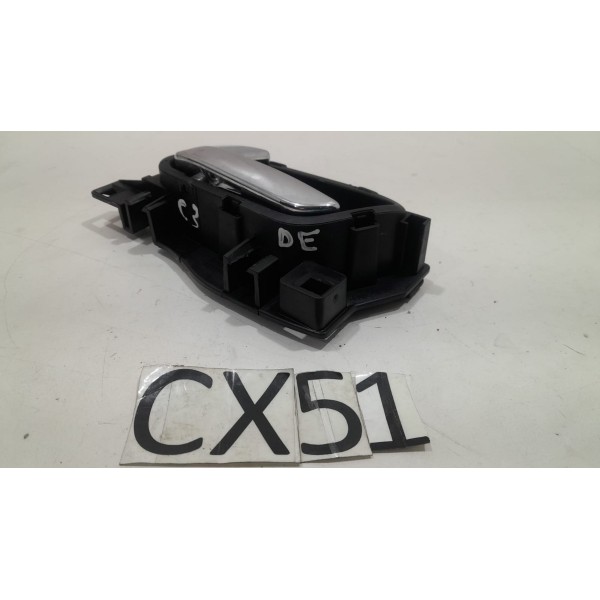 Maçaneta Interna Citroen C3 2013 Traseira Esquerda