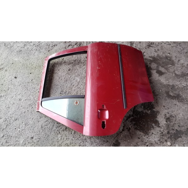 Porta Traseira Direita Vw Gol Parati G2 G3 G4 4 Portas Vermelho