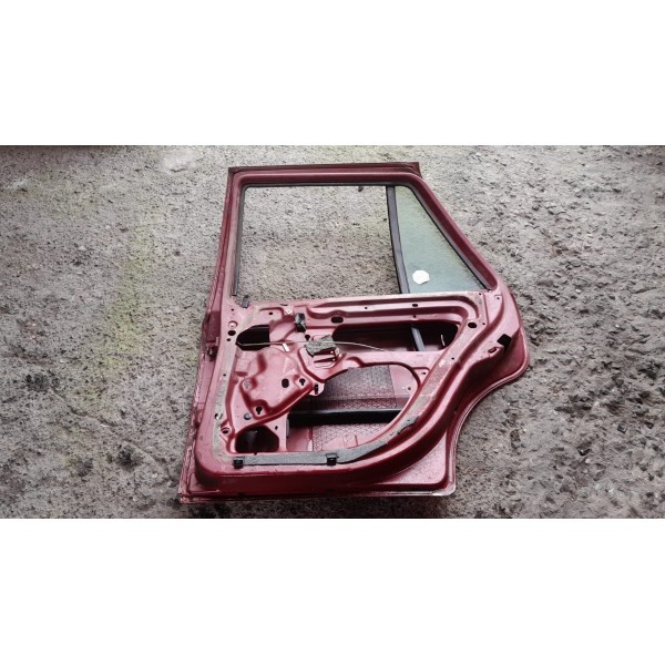 Porta Traseira Direita Vw Gol Parati G2 G3 G4 4 Portas Vermelho