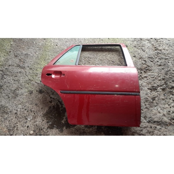Porta Traseira Direita Vw Gol Parati G2 G3 G4 4 Portas Vermelho