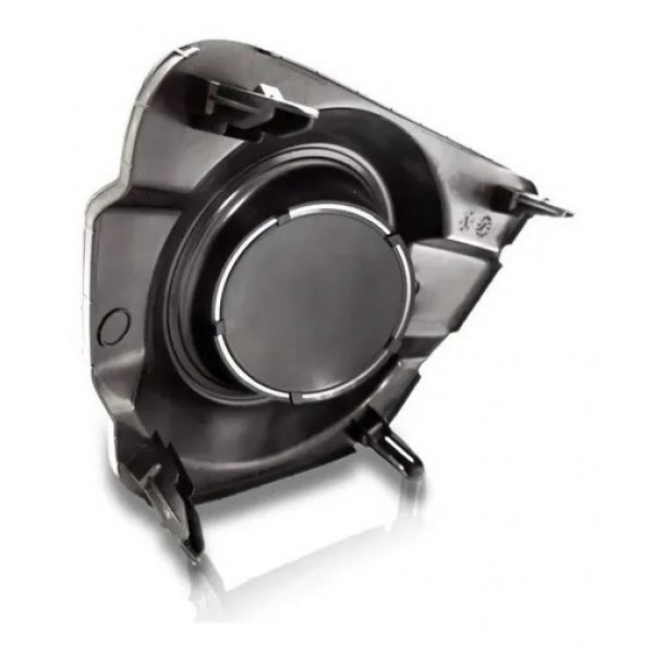 Grade Parachoque Kwid 17/22 Dir Preta Sem Furo Milha Preto