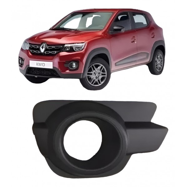 Grade Moldura  Milha C/furo Renault Kwid 17/22 Dir 28054 Preto