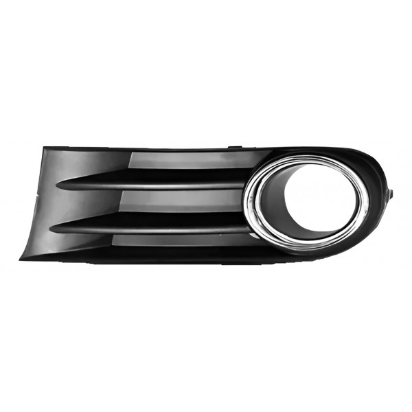 Grade Parachoque Esquerdo Gol G5 Com Furo Aro Cromado Spd345 Cromado