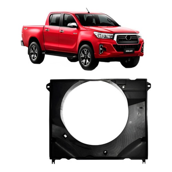 Defletor Radiador Hilux 2016 A 2022 Diesel