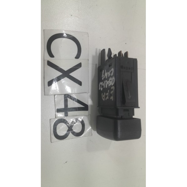 Botão Do Pisca Alerta Van Pick Up Towner Effa  Preto