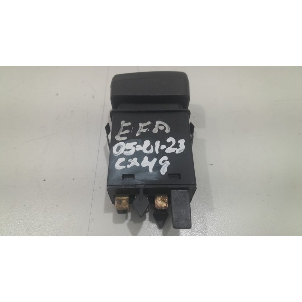 Botão Do Pisca Alerta Van Pick Up Towner Effa  Preto