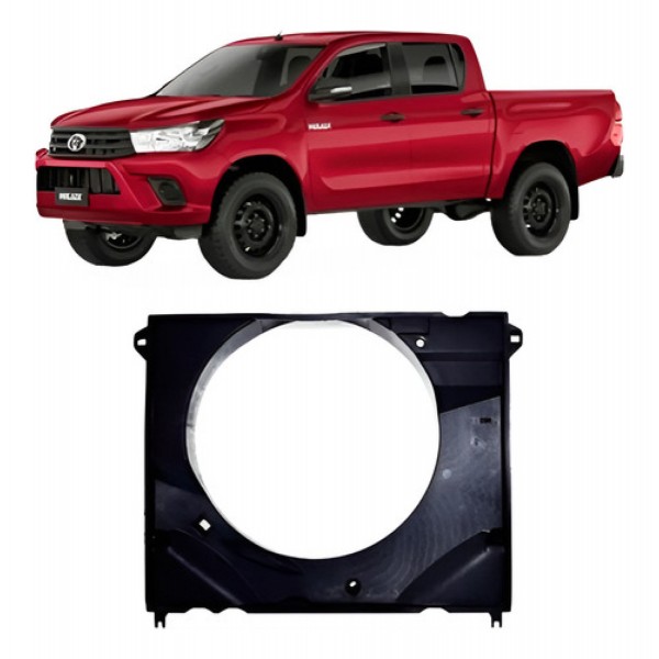 Defletor Radiador Hilux Sw4 2016 A 2020 Diesel