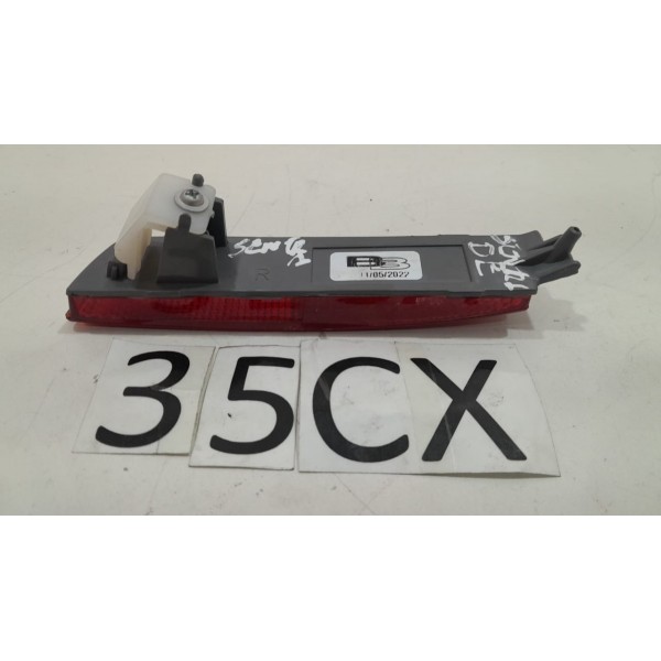 Refletor Olho Gato Dianteiro Esquerdo Sentra 2008 A 2013 - Vermelho